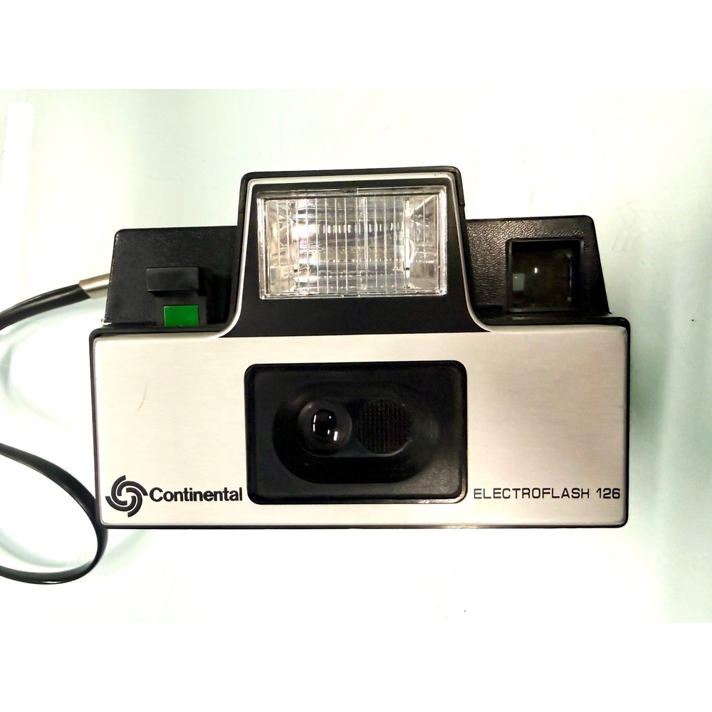 Vintage Continental Electroflash 126 Camera Flash Tested & Fires Untested w Film
